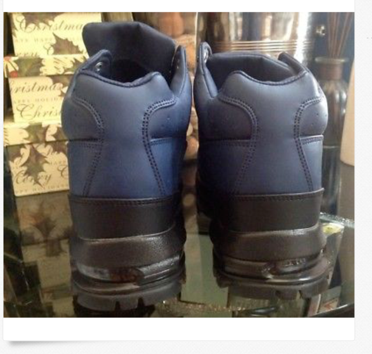 navy blue acg nike boots